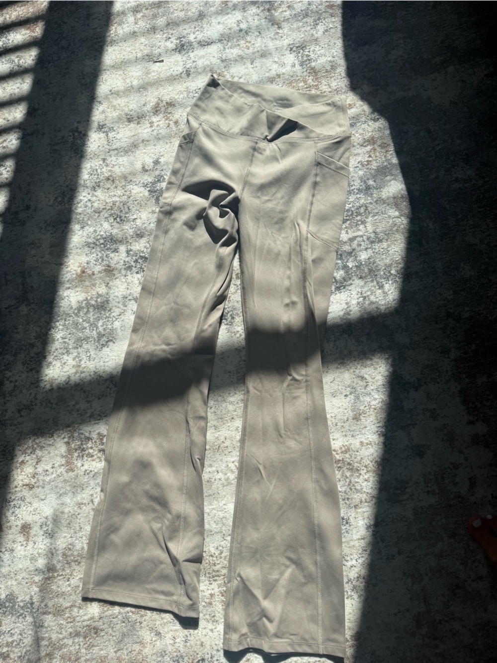 Calvin Klein Women’s yoga pants- Light Tan